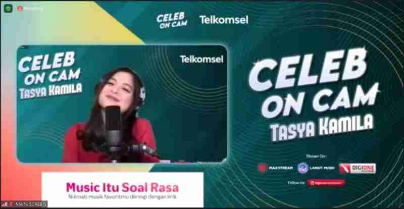 Tasya Kamila Meriahkan Momen Hari Sumpah Pemuda di Celeb On Cam Telkomsel
