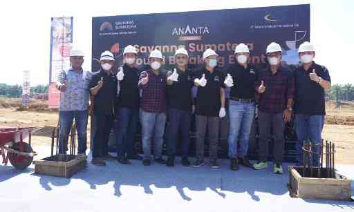 Groundbreaking Cluster Ananta Savanna Sumatera Siapkan Hunian Asri
