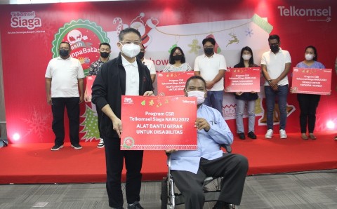 Roadshow Natal 2022 | Telkomsel Siaga Berbagi Kasih Natal di Kota Medan