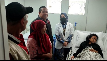 Pasien Rumah Sakit Apung PDI Perjuangan di Belawan Membludak