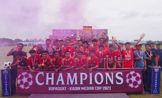 Turnamen Sepakbola Kopasgat - Kadin Medan Cup Sukses Digelar
