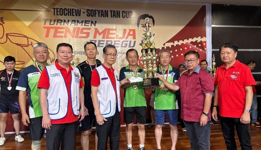 Kolaborasi Perkumpulan Teochew dengan Sofyan Tan Gelar Turnamen Tenis Meja