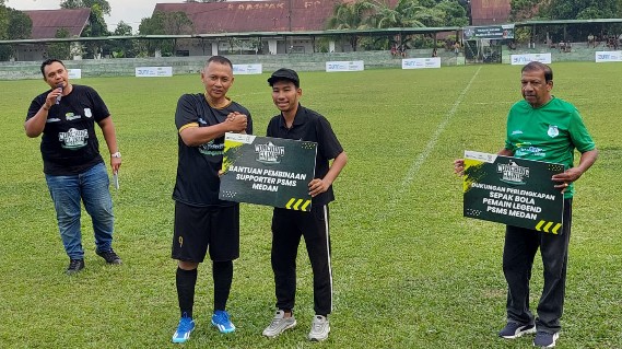 Pegadaian Medan FC Tahan Imbang PSMS Medan Legend Skor 3-3-