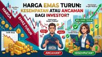 Harga Emas Turun: Kesempatan atau Ancaman bagi Investor?