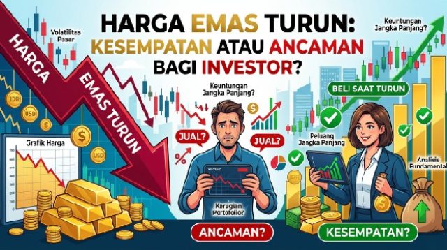 Harga Emas Turun: Kesempatan atau Ancaman bagi Investor?