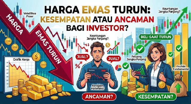 Harga Emas Turun: Kesempatan atau Ancaman bagi Investor?